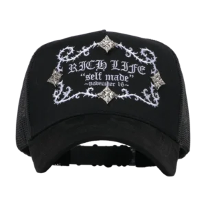 Barbas Hats RICH LIFE BLACK