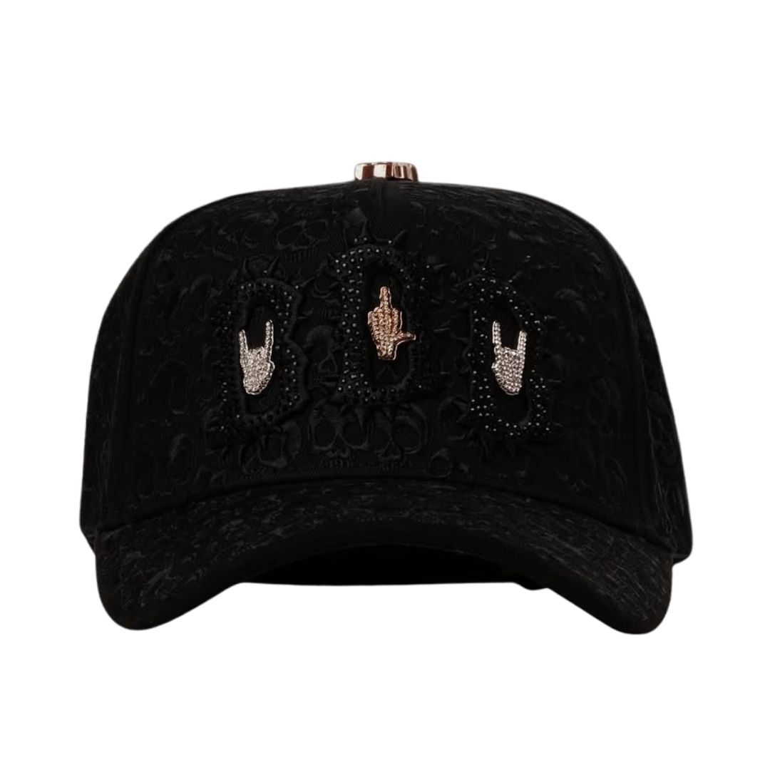 Barbas Hats BBB Hand Skull